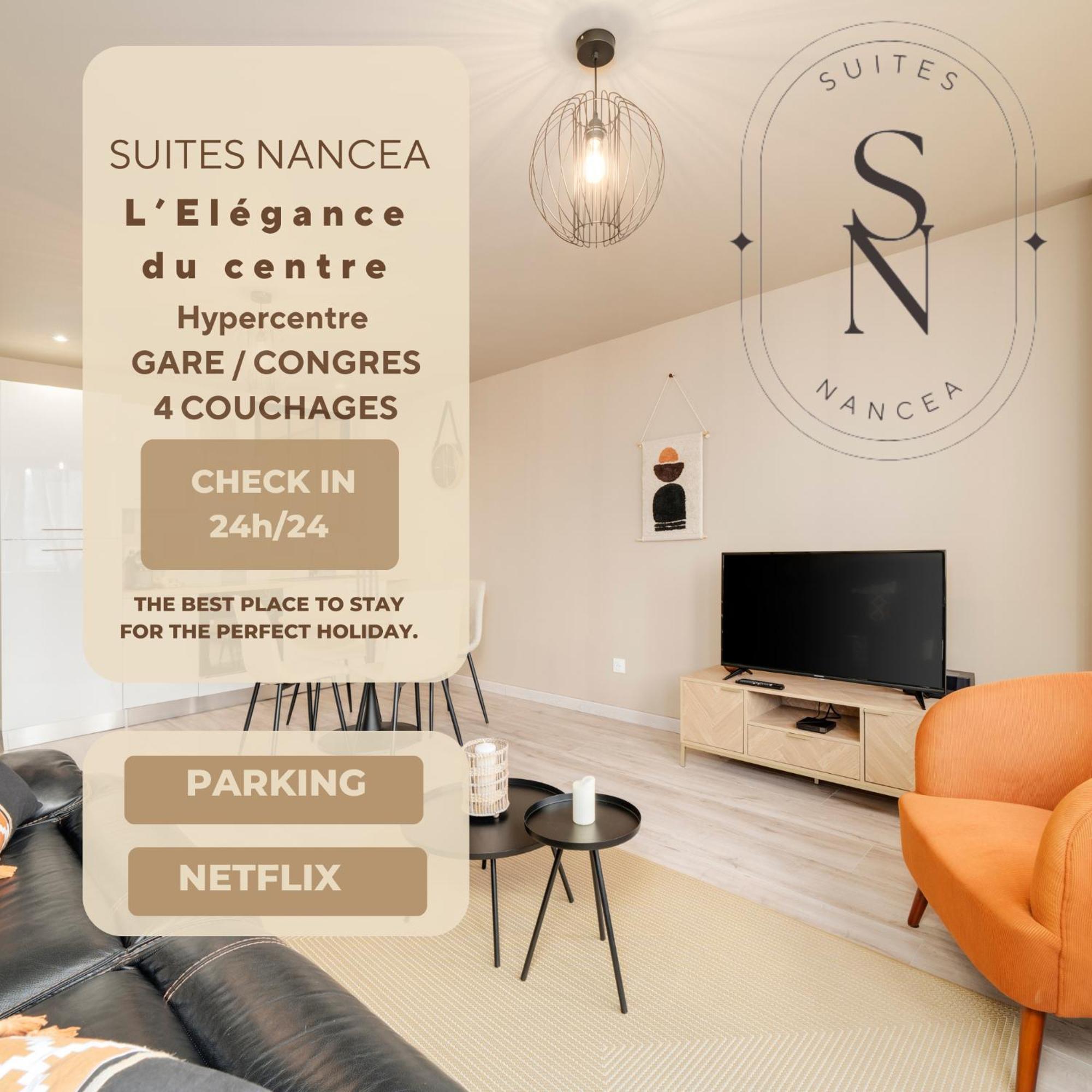 L'Elegance Du Centre - Nancy Gare Congres - Parking - T3 Διαμέρισμα Εξωτερικό φωτογραφία
